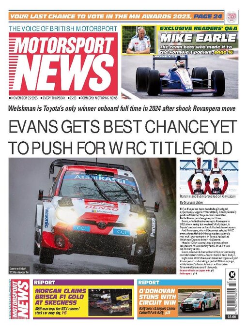 Title details for Motorsport News by Kelsey Publishing Ltd - Available